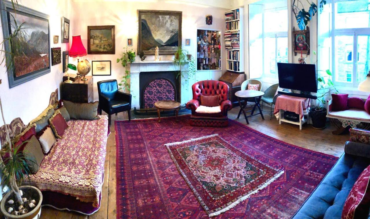 Central Apartment With Parking, Original Art And Antiques エディンバラ エクステリア 写真
